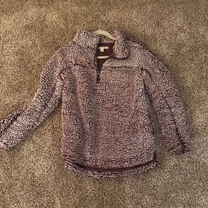 purple miami sherpa QZip